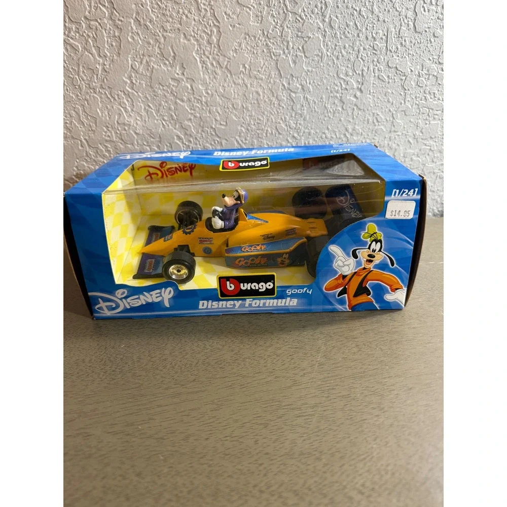 Bburago Disney Formula Goofy Diecast Race Car 1/24 Scale Cod 2904 New in Box